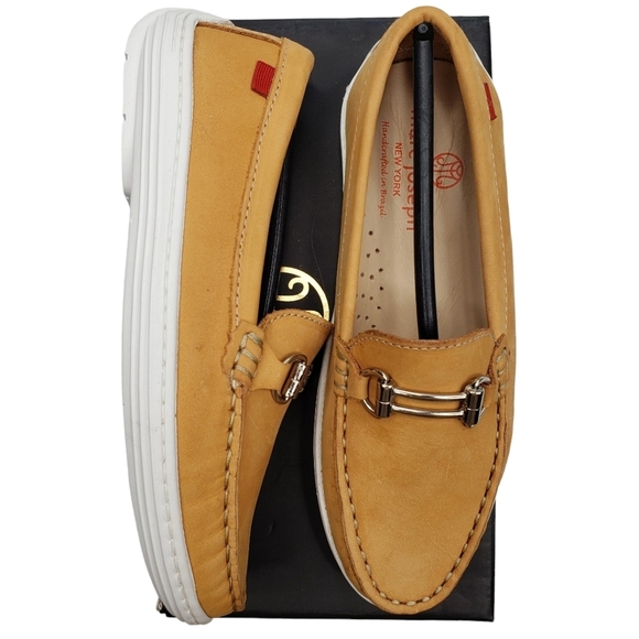 Marc Joseph | NIB Lexington Tan Nobuck Preppy Classic Leather Loafer Girl's 13.5 - Picture 2 of 14